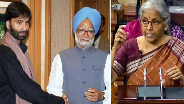 பிரிவினைவாத தலைவர் யாசீன் மாலிக்கை மன்மோகன் சிங் சந்தித்தது ஏன்? மக்களவையில் நிர்மலா சீதாராமன் கேள்வி