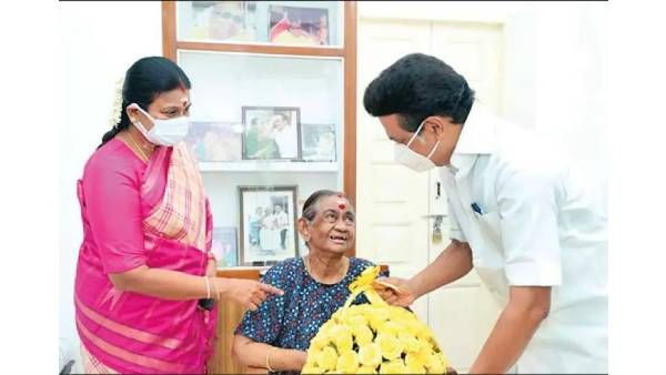 தயாளு அம்மாள் மருத்துவமனையில் அனுமதி.. வயது மூப்பால் தளர்ச்சி என தகவல்