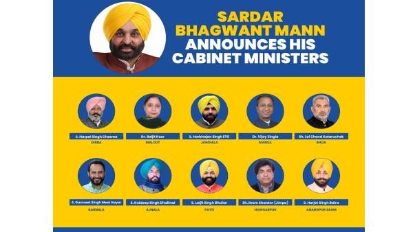 பஞ்சாப் அமைச்சரவை இன்று பதவியேற்பு.. ஒரு பெண் உள்பட 10 பேர் அமைச்சர்களாகிறார்கள்!