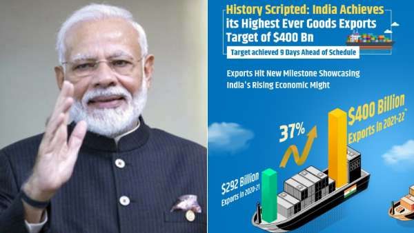 30 லட்சம் கோடி ரூபாய் மதிப்புக்கு.. ஏற்றுமதியில் இந்தியா புதிய சாதனை.. பூரிக்கும் பிரதமர் மோடி