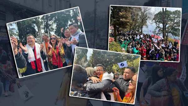 துவங்கி மூன்றே மாதத்தில் டார்ஜிலிங்கை கைப்பற்றிய குட்டி கட்சி! அதிர்ச்சியில் பாஜக, திரிணாமுல் காங்.!