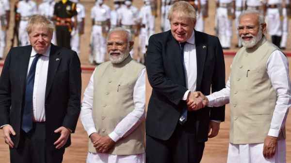 அசத்தல் வரவேற்பு.. உச்சி குளிர்ந்த இங்கிலாந்து பிரதமர்..! மோடிக்கு நன்றி சொன்ன போரிஸ் ஜான்சன்!