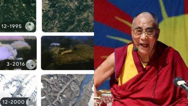 பாலைவனமாகும் பனி பிரதேசம்.. 20 வருசத்துல இவ்ளோ மாற்றமா? கூகுள் டூடுளை சுட்டிக்காட்டி தலாய் லாமா கவலை