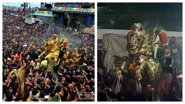 மதுரை சித்திரை திருவிழா: தங்கக் குதிரையில்...பச்சைப்படுத்தி வைகையில் இறங்கினார் கள்ளழகர்