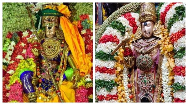 மணப்பெண்ணாய் ஜொலித்த மதுரை மீனாட்சி அம்மனுக்கு என்னென்ன நகைகள் இருக்கு தெரியுமா?