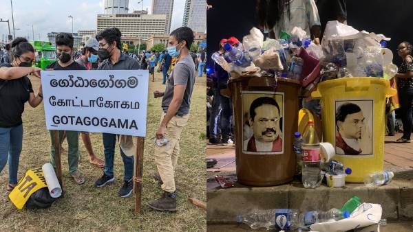 அந்தோ பரிதாபம்.. இந்த போட்டோவை பாருங்க.. இலங்கையில் ராஜபக்சே குடும்பத்திற்கு இப்படியொரு நிலையா!