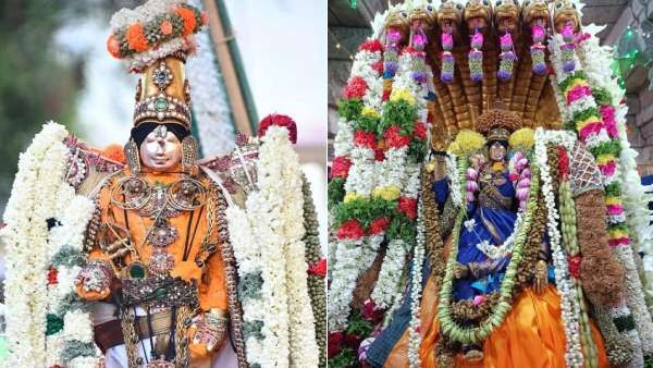 தங்கப்பல்லக்கில் மதுரைக்கு வந்து பூப்பல்லக்கில் திரும்பிய கள்ளழகரை வழியனுப்பிய பக்தர்கள் 