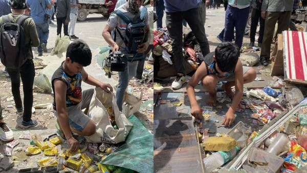 ஜுஸ் கடையை இடித்ததும்.. ஓடி வந்த சிறுவன்.. பட்டென தரையில் அமர்ந்து.. டெல்லியை கலங்கடித்த சம்பவம்!