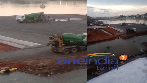 வைகையில் பெருகிய வெள்ளம்...கள்ளழகரை வரவேற்க தயாராகும் மதுரை - மக்கள் மனங்களில் மகிழ்ச்சி