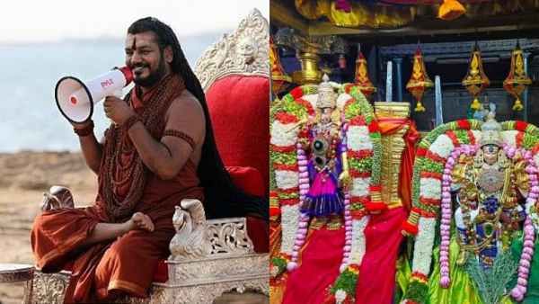 மதுரை சித்திரைத் திருவிழாவை, கைலாசாவில் இருந்து லைவ் ஆக தரிசித்த நித்யானந்தா: பக்தர்களுக்கு அன்னதானம்