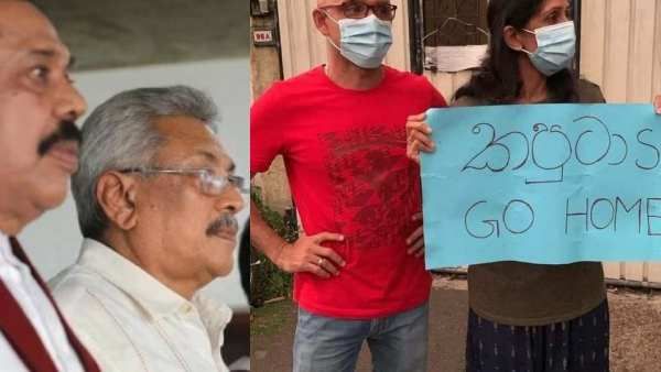 ராஜபக்சே பதவி விலகுங்கள்.. மனைவியோடு வீதிக்கு வந்த இலங்கையின் பிரபல கிரிக்கெட் வீரர்.. போராட்டம்