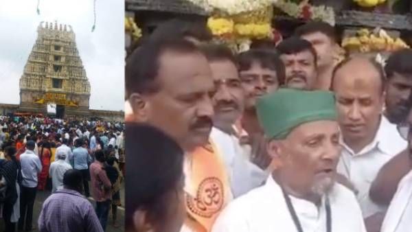 குரான் வாசிப்போடு துவங்கிய கோவில் தேரோட்டம்.. மத பிரச்சனைகளுக்கு நடுவே கர்நாடகாவில் சுவாரசியம்!