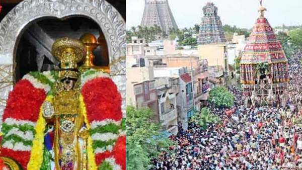 ஸ்ரீ ரங்கத்தில் சித்திரை திருவிழா தேரோட்டம் கோலாகலம்... ரங்கா முழக்கத்துடன் பக்தர்கள் தரிசனம்