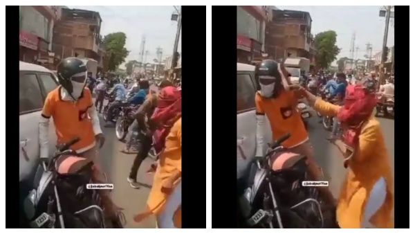 ராங் ரூட்லயா வர்ற?.. ஸ்விக்கி டெலிவரி பாயை ஷூவால் சரமாரியாக அடித்த பெண்! வீடியோ டிரென்ட்! போலீஸ் வலை