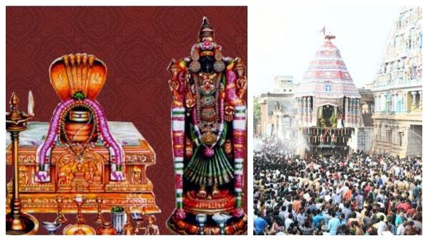 திருச்சி திருவானைக்காவல் கோயில் தேரோட்டம் கோலாகலம் - பல்லாயிரக்கணக்கான பக்தர்கள் தரிசனம்