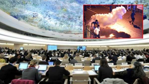 போராட்டக்காரர்களை ஒடுக்கும் இலங்கை! எல்லை தாண்டக்கூடாது! ஐநா மனித உரிமைகள் ஆணையம் ‛அட்வைஸ்’