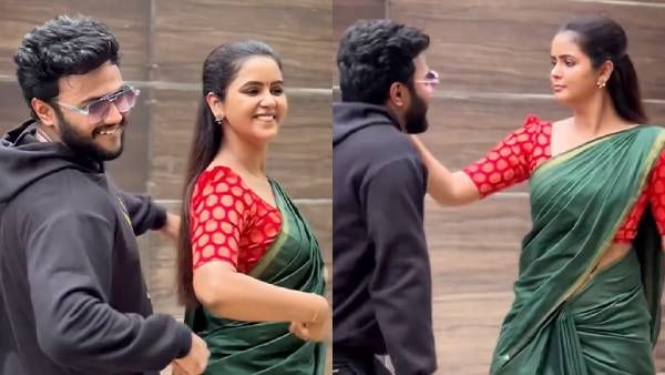 புடவையில் செம குத்தாட்டம் போடும் சைத்ரா ரெட்டி... கயல் நடிகையின் க்யூட் ரீல்ஸ்