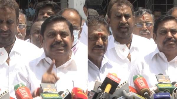 ஒன்றாக வந்த பன்னீரும் பழனியும்.. மாநிலங்களவை தேர்தலுக்கான அதிமுக வேட்பாளர்கள் வேட்புமனுத்தாக்கல்