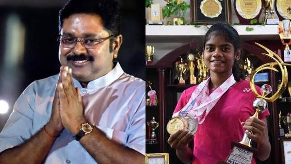 பாராலிம்பிக்கில் மகத்தான சாதனை! மூன்று தங்கம் அள்ளிய மதுரை மாணவி ஜெர்லின்! வாழ்த்திய டிடிவி தினகரன்