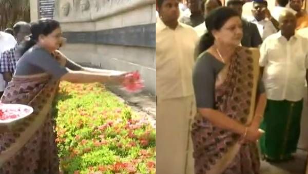 தஞ்சை விளார் முள்ளிவாய்க்கால் முற்றத்தில் சசிகலா அஞ்சலி- இனப்படுகொலையை விவரித்தார் பழ. நெடுமாறன்!