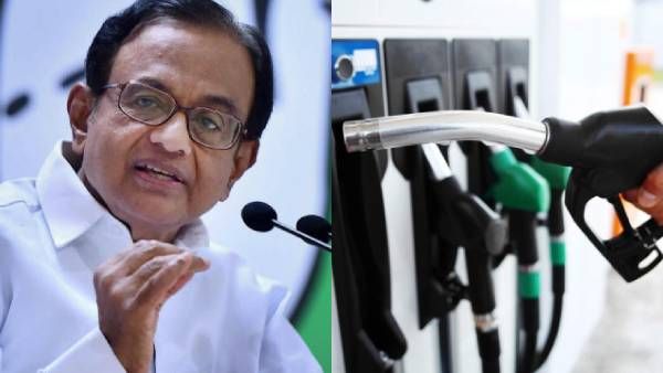 பெட்ரோலை ரூ.10 ஏத்திட்டு ரூ.9.50 குறைப்பது கொள்ளை! இதிலும் ரூ.3.80 மாநில அரசோடது - ப.சிதம்பரம் நச்