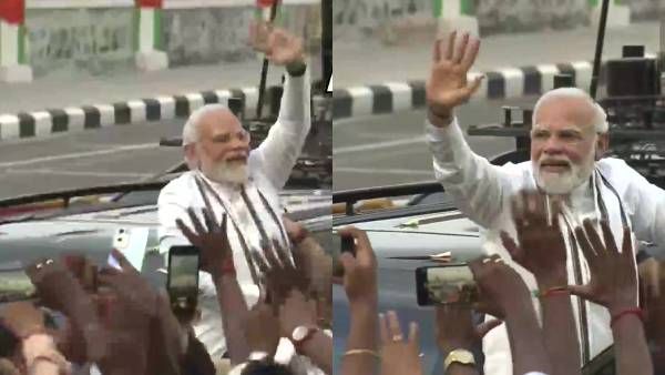 காவி உடையில் பரதம், சிலம்பம் கலைஞர்கள்... பிரதமர் மோடிக்கு காவிமயமான வரவேற்பு அளித்த தமிழ்நாடு பாஜக