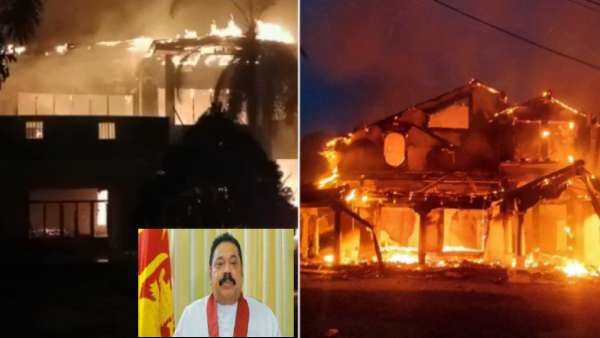 2011ல் பிரபாகரன் வீட்டை தரைமட்டமாக்கினர்... வினை விதைத்த, ராஜபக்சேவின் பூர்வீக வீடு இப்போது தீக்கிரை