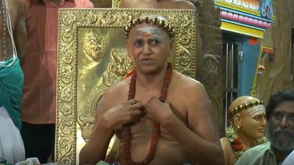 தருமபுர ஆதீனத்தின் பல்லக்கை உயிரைக்கொடுத்தாவது நான் சுமப்பேன்... மதுரை ஆதீனம் பரபரப்பு