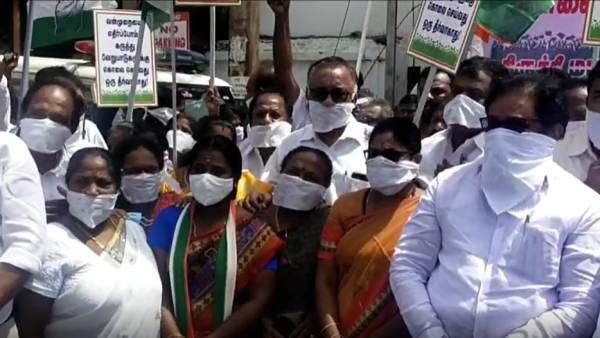 ஏய்... பேட்டி கொடுக்குறேன், அப்றம் கத்துயா! காங்கிரஸ் தொண்டரிடம் டென்சனாகி சீறிய திருநாவுக்கரசர்