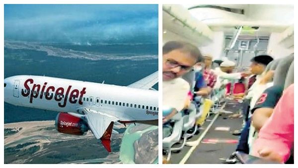 நடு வானில் திடீரென குலுங்கிய ஸ்பைஸ் ஜெட் விமானம்! மிரண்டு போன பயணிகள்.. 14 பேர் படுகாயம்! என்னாச்சு