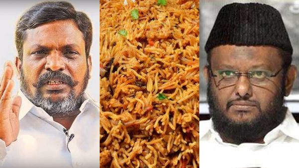 ஆம்பூர் பிரியாணி திருவிழாவில் பீப் பிரியாணிக்கு தடையா.. நாங்க ப்ரீயா தரோம்-.. விசிக, மமக ஆவேசம்