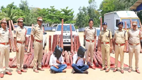 ‘புஷ்பா’ பாணியில் செம்மரக்கட்டைகள் கடத்தல்.. விறுவிறு சேஸிங் - சிக்கிய கடத்தல் மன்னனான திமுக புள்ளி!