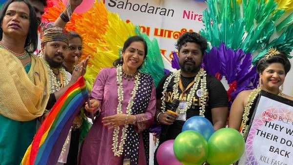 வண்ணமயமான சென்னை.. உரிமை, அடையாளத்துக்காக அணிதிரண்ட LGBTQ செயற்பாட்டாளர்கள் -ஆடல், பாடலுடன் அமர்களம்