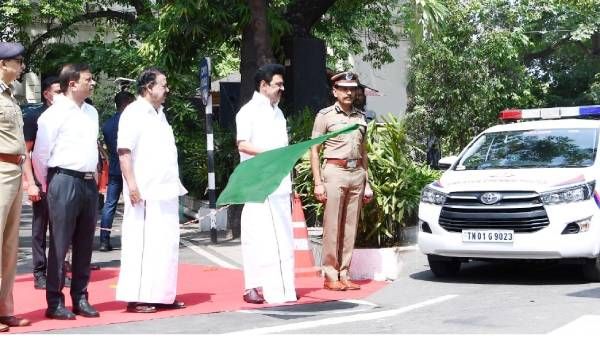 சென்னையில் காவல் ரோந்துப்பணிக்கு 93 புதிய இன்னோவா கார்கள்! பழசுக்கு புது ஆஃபர் கொடுத்த முதலமைச்சர்!