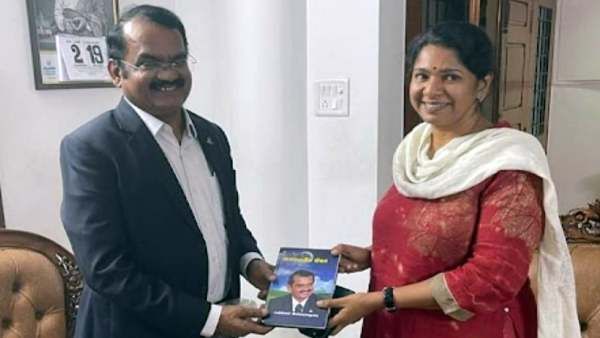 எலான் மஸ்கின் ஸ்பேஸ் எக்ஸுக்கே சவால் விடும் குலசை ராக்கெட் ஏவுதளம்! கனிமொழி - மயில்சாமி சந்திப்பு