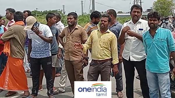 வேனில் வந்த 20 கிறிஸ்தவர்கள்.. மொத்தமாக சிறைபிடித்த இந்து முன்னணியினர்.. மதமாற்றம் என சாலை மறியல்