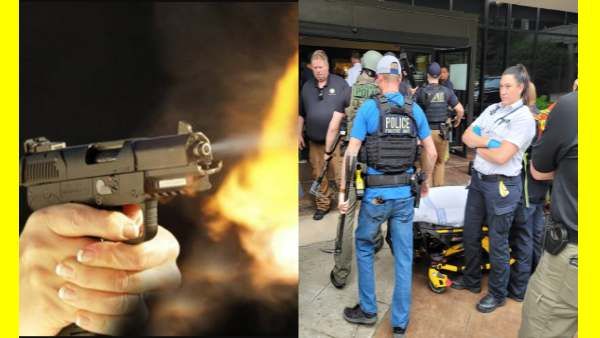 பயங்கரம்.. அமெரிக்காவில் மர்மநபர் துப்பாக்கி சூடு.. 4 பேர் பலி.. கொலையாளியை சுட்டு வீழ்த்திய போலீஸ்