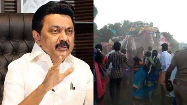 ரூ.5 லட்சம் நிவாரணம் -தருமபுரி தேர் விபத்தில் இறந்தவர்கள் குடும்பங்களுக்கு முதல்வர் ஸ்டாலின் இரங்கல்