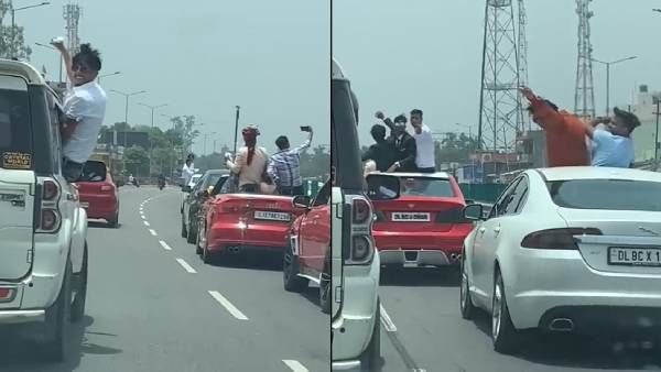 திருமண ஊர்வலம்.. கார் சன் ரூஃபை திறந்து குதுகலம்.. உடனே வந்த உ.பி. போலீஸ்.. ரூ.2 லட்சம் அபராதம்