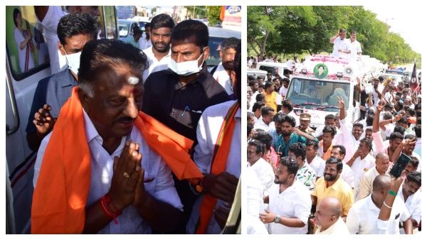 பாஜகவில் இணைகிறாரா ஓபிஎஸ்? தேனி சென்றவருக்கு காவித்துண்டு அணிவித்து வரவேற்ற ‛தாமரை‛ நிர்வாகிகள்