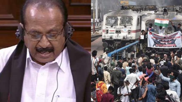 அக்னிபாத் எதிர்ப்பு போராட்ம்- 62 இடங்களில் 2132 ரயில்கள் ரத்து: வைகோ கேள்விக்கு ராஜ்யசபாவில் பதில்