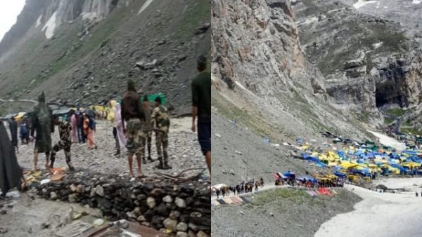 காஷ்மீரில் மேகவெடிப்பு.. அமர்நாத் யாத்ரீகர்கள் பலி எண்ணிக்கை 16 ஆக உயர்வு.. யாத்திரை நிறுத்தம்