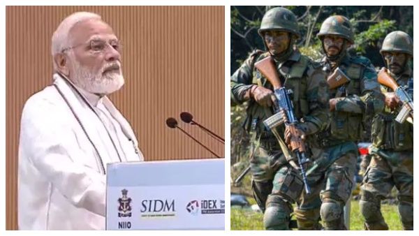 இந்திய ராணுவ ஆயுதங்களை எதிரிகளால் யூகிக்க முடியாது.. பிரதமர் நரேந்திர மோடி நம்பிக்கை!