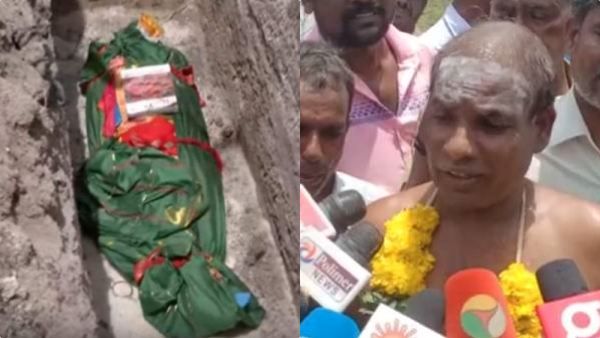 மயான குழியில் கல் உப்பு.. உடலோடு புத்தகங்கள்..குற்றவாளிகள் தண்டிக்கப்பட வேண்டும் என தந்தை உருக்கம்