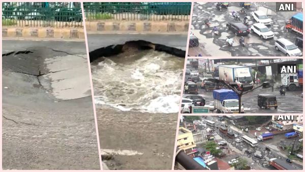 குண்டும் குழியுமான குஜராத் மாடல்.. அம்பலப்படுத்திய மழை! பள்ளங்களான பாதைகள்.. சல்லடைகளான சாலைகள்