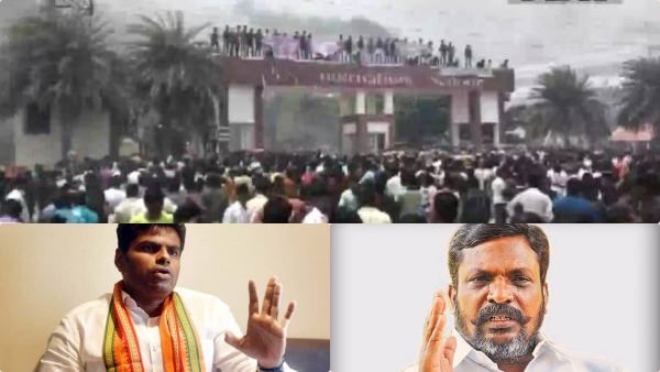 கள்ளகுறிச்சி கலவரம்: காவல்துறை நடவடிக்கைக்கு எதிராக.. திருமாவளவன் 