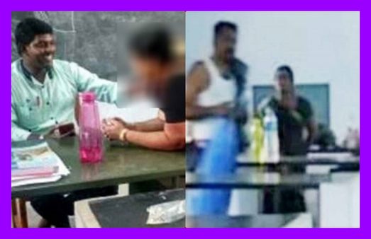 கிளாஸ்ரூமிலேயே.. டீச்சருடன் அரை நிர்வாண கோலத்தில்.. நெருக்கமா தொட்டு தொட்டு.. 2 ஆசிரியருடன் ஒரே பெண்