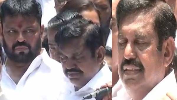 பக்கத்திலேயே நின்ற டாக்டர்.. தண்ணீர் கொடுத்து.. விசிறிவிட்டு - வீட்டில் நலமாக இருக்கும் ஈபிஎஸ்!