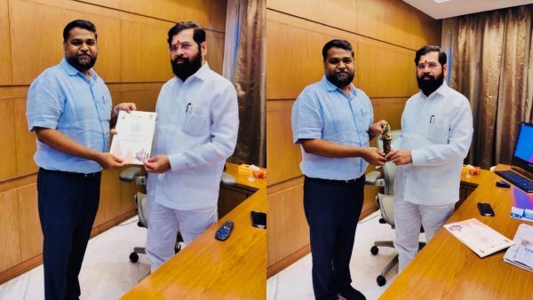 தமிழ்நாட்டுக்கு வாங்க! ஏக்நாத் சிண்டேவை சந்தித்த திமுக எம்பி.. “தம்பி” சிலையை கொடுத்து அழைப்பு