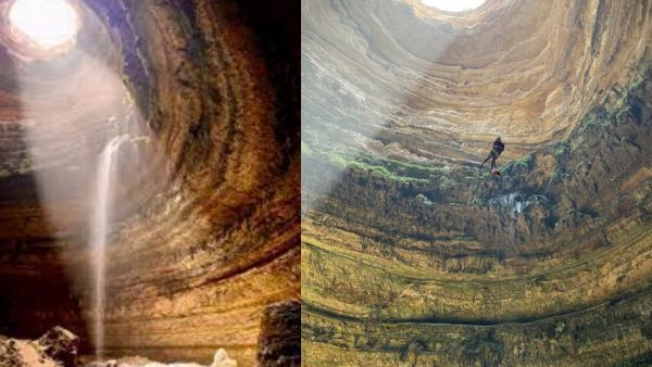 முதுகுத்தண்டே சிலிர்த்து போச்சு! நரகத்தின் கிணற்றில் இறங்கிய ஆய்வாளர்கள்! உள்ளே பார்த்தால் ஆச்சர்யம்